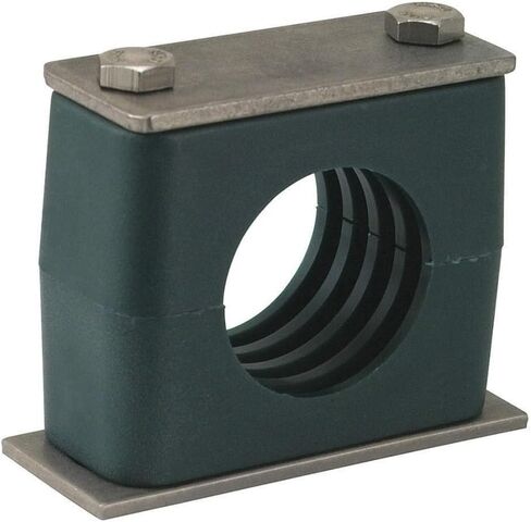For ZSI S3014S-SS Vibration Beta Clamp,13/16"OD,2 3/64"W 2UKN8, vibration clamp, beta clamp assembly, stainless steel tube, polypropylene cushion, ribbed bore, KQG2L03N01S in Saudi Arabia