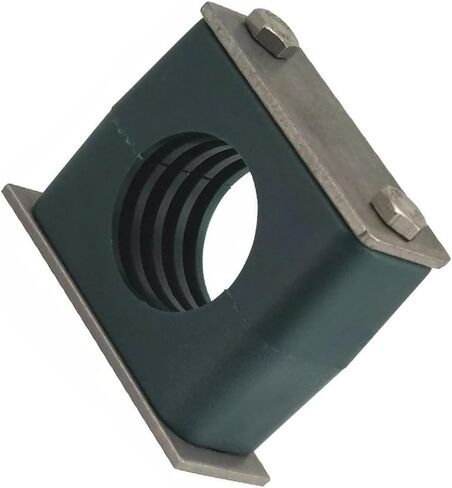 For ZSI S3014S-SS Vibration Beta Clamp,13/16"OD,2 3/64"W 2UKN8, vibration clamp, beta clamp assembly, stainless steel tube, polypropylene cushion, ribbed bore, KQG2L03N01S in Saudi Arabia