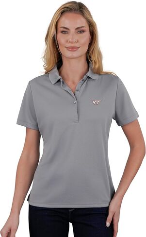 قميص ماركو بولو للسيدات من Vantage Apparel مرخص من الرابطة الوطنية لرياضة الجامعات (NCAA) - قميص بولو شبكي ماص للرطوبة in Saudi Arabia