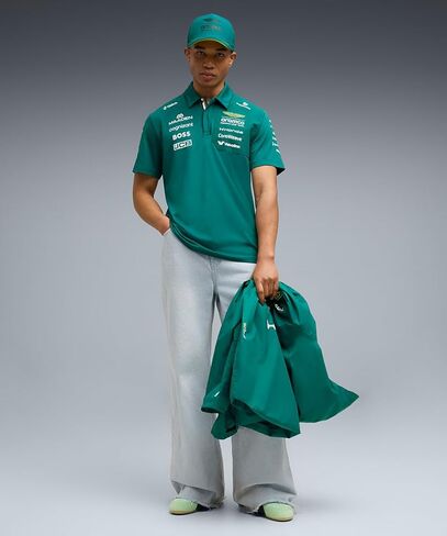 بولو فريق أستون مارتن F1 2026 للرجال من بوما - أخضر in Kuwait