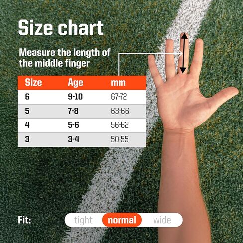 T1TAN Classic 1.0 White-Out Junior Soccer Gloves Kids - Goalie Gloves for Goalkeeper - Football - Kids & Youth in Saudi Arabia