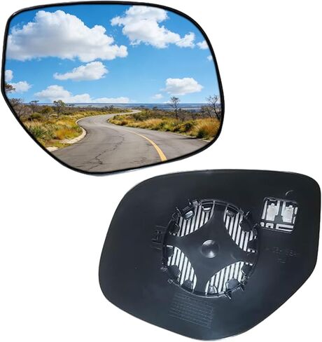 Driver Side Mirror Replacement Glass for Mitsubishi Outlander 2014-2020,Backing Plate Power Heated Left Side View Mirror Glass for Mitsubishi Outlander 2014 2015 2016 2017 2018 2019 2020 in Kuwait