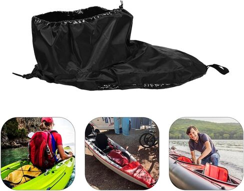 GANAZONO Kayak Spray Skirt Waterproof Nylon Adjustable Small 98x60cm Canoe Top Protection Splash Guard for Kayaking Water Sports in Saudi Arabia