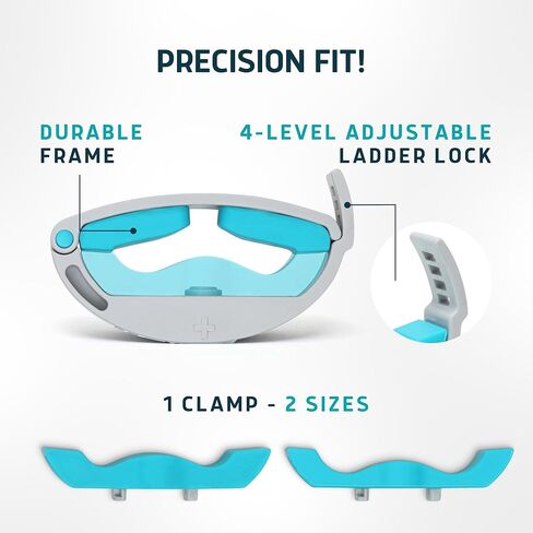 LUNDERG Versa Clamp 2.0 (2026 Upgrade) - Lightweight, Comfortable Male Incontinence Clamp with Adjustable Pressure Knob, 2 Removable Pads and a Dorsal Gap to Reduce Pressure and Support Circulation in Kuwait