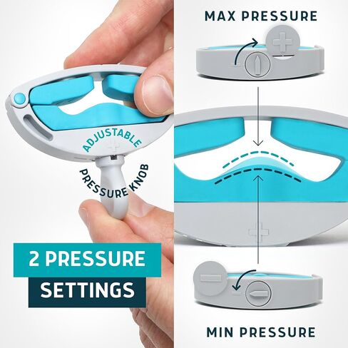 LUNDERG Versa Clamp 2.0 (2026 Upgrade) - Lightweight, Comfortable Male Incontinence Clamp with Adjustable Pressure Knob, 2 Removable Pads and a Dorsal Gap to Reduce Pressure and Support Circulation in Kuwait