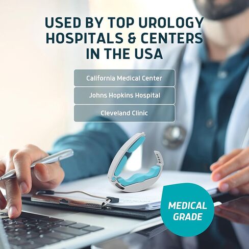 LUNDERG Versa Clamp 2.0 (2026 Upgrade) - Lightweight, Comfortable Male Incontinence Clamp with Adjustable Pressure Knob, 2 Removable Pads and a Dorsal Gap to Reduce Pressure and Support Circulation in Kuwait