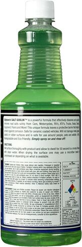 Gliptone Salt Goblin Salt Remover Ready to Use, Fast Acting, 32 oz. Neutralizes and Eliminates Salt Residue and Staining from Interior and Exterior in Kuwait