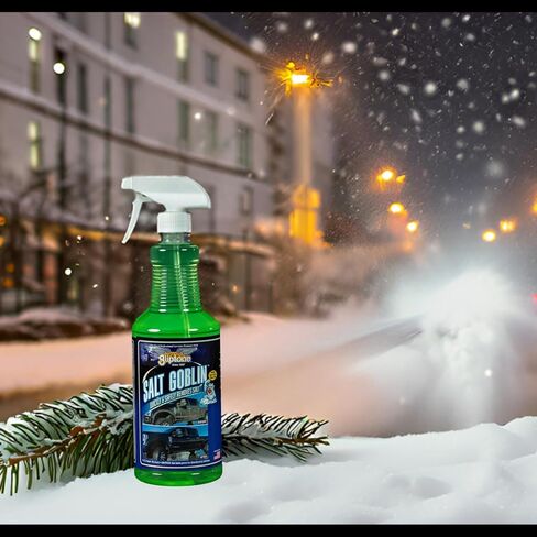 Gliptone Salt Goblin Salt Remover Ready to Use, Fast Acting, 32 oz. Neutralizes and Eliminates Salt Residue and Staining from Interior and Exterior in Kuwait