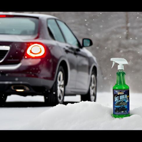 Gliptone Salt Goblin Salt Remover Ready to Use, Fast Acting, 32 oz. Neutralizes and Eliminates Salt Residue and Staining from Interior and Exterior in Kuwait