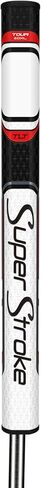 قبضة مضرب SuperStroke Zenergy TLT Off-Axis Tour 2.0 XL لليد اليمنى، عزم دوران صفر، زاوية استلقاء متوازنة للمساعدة في الحفاظ على الثبات، والتحكم في دوران الوجه، وتكرار ضربة سلسة على طراز البندول، أحمر in Saudi Arabia
