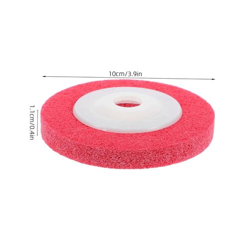 BESPORTBLE Nylon Grinding Wheel for Angle Grinder 4-Inch Non-Woven Abrasive Wheel Sturdy Polishing Disc for Plastic Efficient Surface Treatment Lid in Saudi Arabia