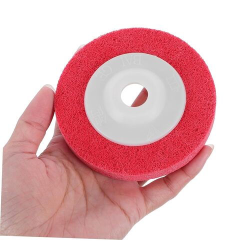 BESPORTBLE Nylon Grinding Wheel for Angle Grinder 4-Inch Non-Woven Abrasive Wheel Sturdy Polishing Disc for Plastic Efficient Surface Treatment Lid in Saudi Arabia