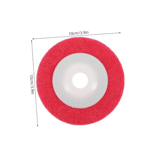 BESPORTBLE Nylon Grinding Wheel for Angle Grinder 4-Inch Non-Woven Abrasive Wheel Sturdy Polishing Disc for Plastic Efficient Surface Treatment Lid in Saudi Arabia
