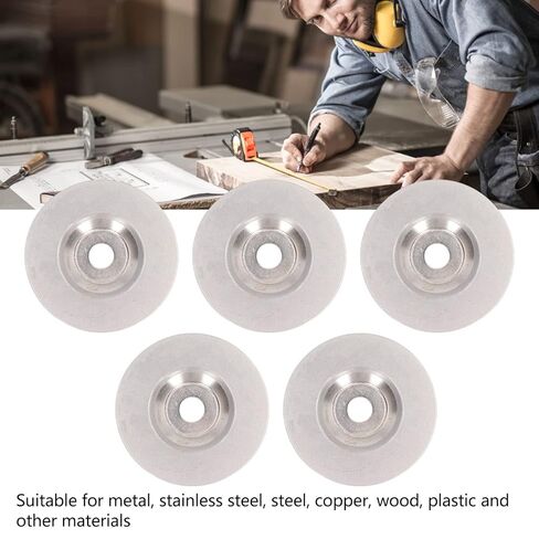 Grinding Cup Wheel 5Pcs Set - Wear Resistant & Fine for Granite, Marble, Metal, Steel, Masonry - Professional Polishing & Deburring Tool in Kuwait