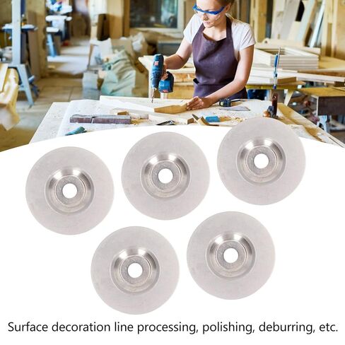 Grinding Cup Wheel 5Pcs Set - Wear Resistant & Fine for Granite, Marble, Metal, Steel, Masonry - Professional Polishing & Deburring Tool in Kuwait