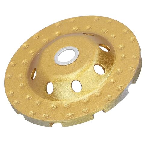 Grinding Cup Wheel Bowl Cutting Disc Double Row Polishing Pad Hardware Gold 125mm for Granite Stone Marble Masonry Concrete in Saudi Arabia