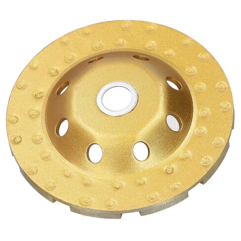 Grinding Cup Wheel Bowl Cutting Disc Double Row Polishing Pad Hardware Gold 125mm for Granite Stone Marble Masonry Concrete in Saudi Arabia
