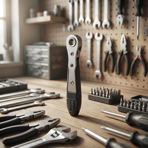 Magnetic Ratchet Screwdriver Reversible Ratcheting Screwdriver Wrench, Bender, Crosshead Cover, Narrow Space Compact for Tight Spaces, DIY/Home/Car Repairs Gift for DIYers, Handymen & Men in Saudi Arabia