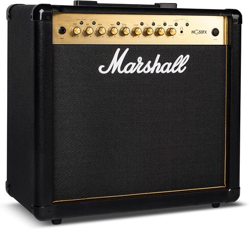 مجموعة مارشال أمبير M-MG50GFX-U 50W 1x12 باللون الذهبي مع FX in Saudi Arabia
