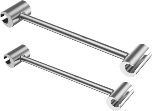 Hinges Gap Adjusting Wrench, Door Hinge Repair Tool, Upgraded Steel Double-ended Door Hinge Repair Wrench, Heavy-duty Door Hinge Adjustment Tool for Standard Round Bolts (0.315-0.75in) in Kuwait