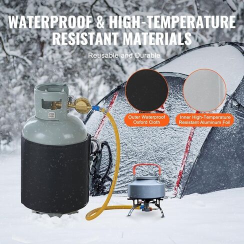 Insulated Band Style Gas Cylinder Warmer for40 lbs Gas Tanks 120W 90 掳F in Kuwait