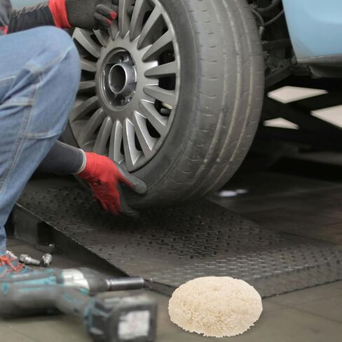 Luxshiny Versatile Wool Polishing Wheel 6 Inches Wool Felt Pad for Electric Pneumatic Machines in Kuwait