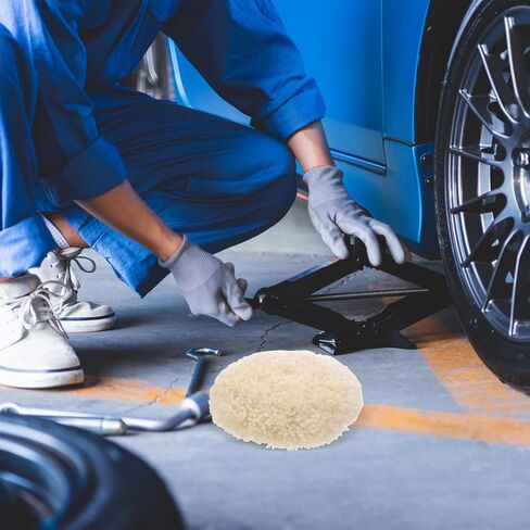 Luxshiny Versatile Wool Polishing Wheel 6 Inches Wool Felt Pad for Electric Pneumatic Machines in Kuwait