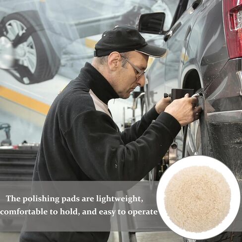 Luxshiny Versatile Wool Polishing Wheel 6 Inches Wool Felt Pad for Electric Pneumatic Machines in Kuwait