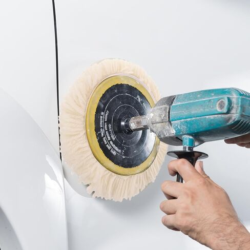 Luxshiny Versatile Wool Polishing Wheel 6 Inches Wool Felt Pad for Electric Pneumatic Machines in Kuwait