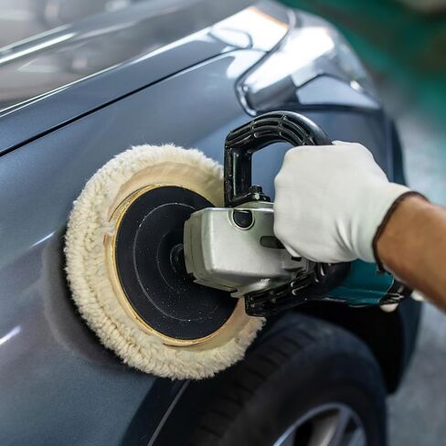 Luxshiny Versatile Wool Polishing Wheel 6 Inches Wool Felt Pad for Electric Pneumatic Machines in Kuwait