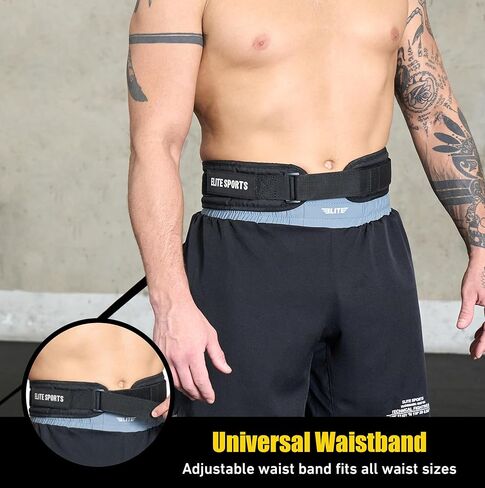 Elite Twin Sand Bag Sled Workout Sled – Waterproof Weight Sled Trainer with 6-Level 10–60 lb Resistance Pull System, Adjustable Waist Strap for Speed, Strength, Endurance & Agility Training in Saudi Arabia