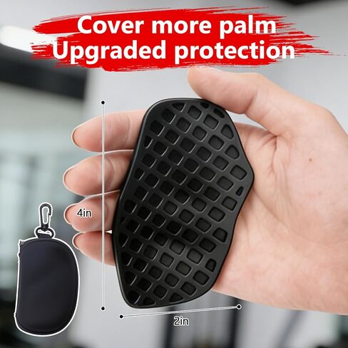 مقابض تمرين مضادة للانزلاق، مقابض وزن من السيليكون للرجال والنساء، مقابض يد مطاطية لصالة الألعاب الرياضية لرفع الأثقال، قفازات مريحة للتمرين، واقي راحة اليد للسحب، الدمبل، الحديد، التدريب، التمرين in Kuwait