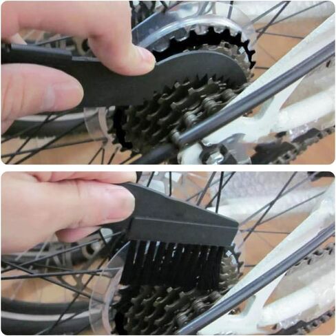 مجموعة أدوات تنظيف سلسلة الدراجات مكونة من 4 قطع، فرشاة مجموعة أدوات تنظيف سلسلة الدراجة العالمية لإزالة الأوساخ للدراجات النارية والدراجات الجبلية in Kuwait