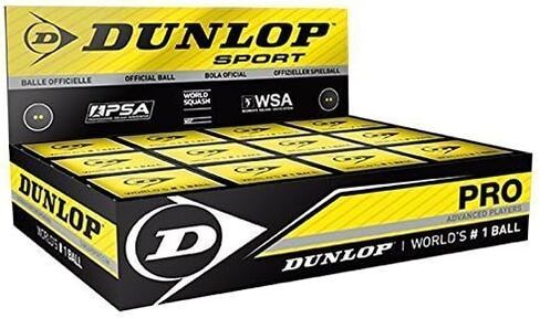 DUNLOP 1x Squash Balls Pro doubleyellow in Saudi Arabia