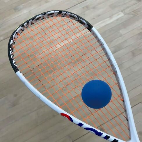 3 Pack Blue Squash Balls 2.2 Inch Diameter High Bounce Reflex Ball Reaction Ball for Beginners Racquetball Training in Kuwait