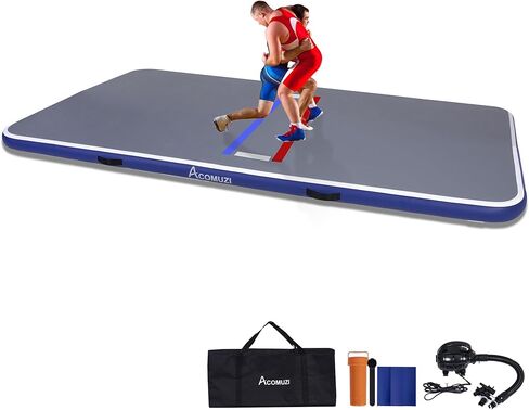 Inflatable Wrestling Mat 13FT/10FT/5FT, Portable Jiu Jitsu Mats Wrestling Mat for Home, Outdoor or Indoor Training Mat for Water Yoga, Gymnastics, BJJ, MMA in Saudi Arabia