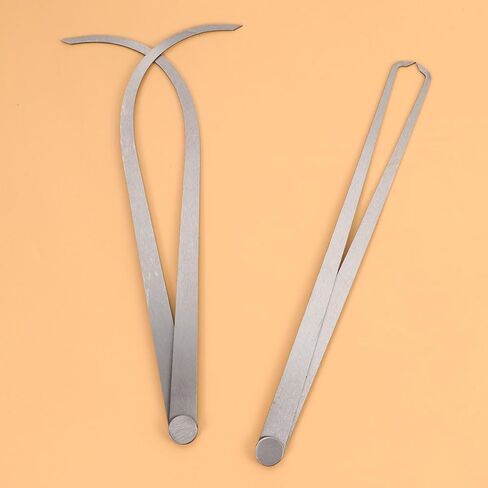 Luxshiny 2Pcs Dual-Use Caliper High Hardness Steel Measuring Tool for Inner and Outer Precision Measurement with Anti-Rust Finish for Men and Women in Saudi Arabia