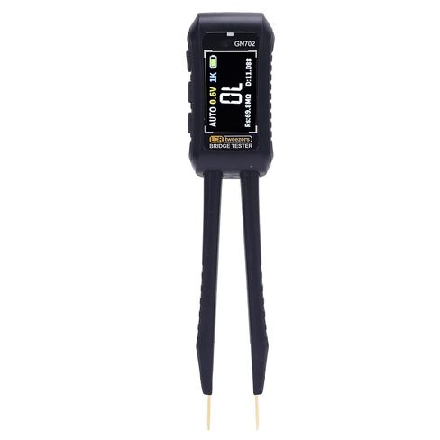 Eujgoov Digital Tweezer Tester, Auto Measurement Resistor Capacitor Inductance Diode Electronic Component Tester with Interchangeable Head and Screen Direction Switching, for in Saudi Arabia