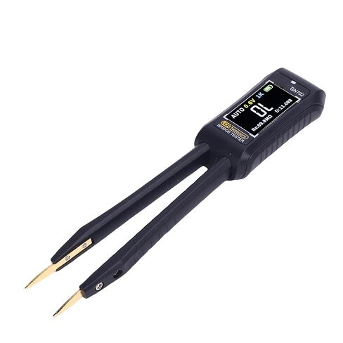 Eujgoov Digital Tweezer Tester, Auto Measurement Resistor Capacitor Inductance Diode Electronic Component Tester with Interchangeable Head and Screen Direction Switching, for in Saudi Arabia