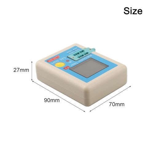 LCR-T7 Transistor Tester with 3.5 Inch Color Display, Multi-Function Component Analyzer for Diode Triode Capacitor Resistor MOSFET LCR ESR, Auto Detection and Self-Calibration in Saudi Arabia