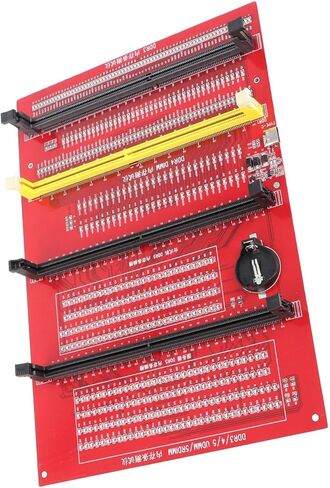 جهاز اختبار ذاكرة الوصول العشوائي lyrlody، DDR3 DDR4 DDR5 UDIMM RDIMM PCB محلل تشخيصي مع مؤشرات LED وضع الطاقة المزدوج لإصلاح كمبيوتر خادم سطح المكتب in Saudi Arabia