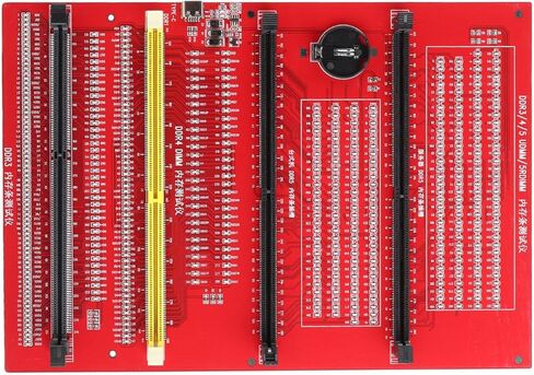 جهاز اختبار ذاكرة الوصول العشوائي lyrlody، DDR3 DDR4 DDR5 UDIMM RDIMM PCB محلل تشخيصي مع مؤشرات LED وضع الطاقة المزدوج لإصلاح كمبيوتر خادم سطح المكتب in Saudi Arabia
