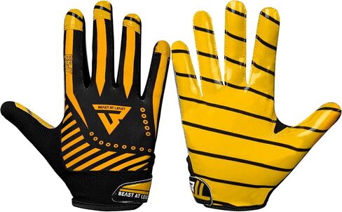 Youth Football Gloves, Breathable Performance Football Gloves for Kids & Adults, Sticky Youth Wide Receiver Gloves, Ideal Gloves for Ultimate Grip & Comfort in Saudi Arabia