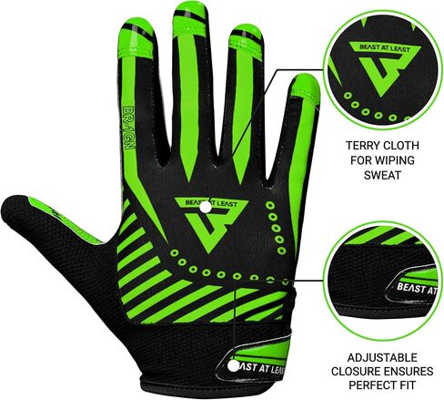 Youth Football Gloves, Breathable Performance Football Gloves for Kids & Adults, Sticky Youth Wide Receiver Gloves, Ideal Gloves for Ultimate Grip & Comfort in Saudi Arabia