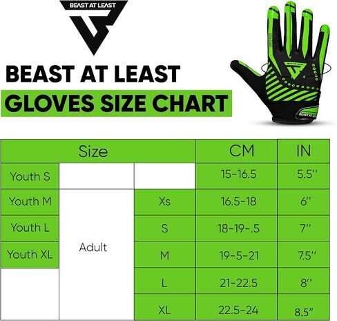 Youth Football Gloves, Breathable Performance Football Gloves for Kids & Adults, Sticky Youth Wide Receiver Gloves, Ideal Gloves for Ultimate Grip & Comfort in Saudi Arabia