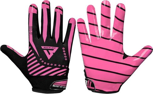 Youth Football Gloves, Breathable Performance Football Gloves for Kids & Adults, Sticky Youth Wide Receiver Gloves, Ideal Gloves for Ultimate Grip & Comfort in Saudi Arabia