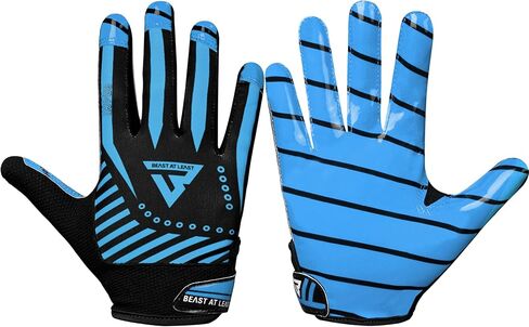 Youth Football Gloves, Breathable Performance Football Gloves for Kids & Adults, Sticky Youth Wide Receiver Gloves, Ideal Gloves for Ultimate Grip & Comfort in Saudi Arabia