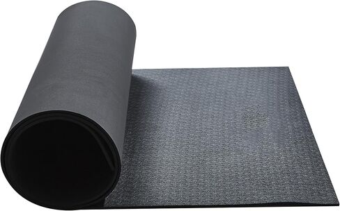 سجادة أرضية لمعدات اللياقة البدنية وواقي للأرضية لأجهزة المشي ودراجات التمرين والإكسسوارات، مطاط حقيقي سميك عالي التحمل in Kuwait