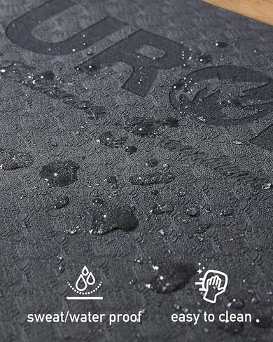 سجادة أرضية لمعدات اللياقة البدنية وواقي للأرضية لأجهزة المشي ودراجات التمرين والإكسسوارات، مطاط حقيقي سميك عالي التحمل in Kuwait