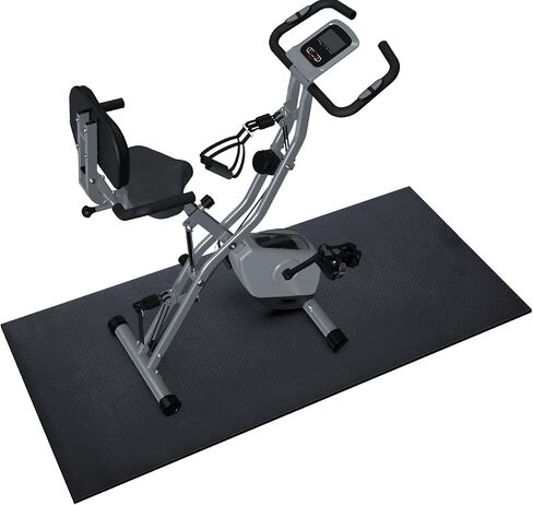 سجادة أرضية لمعدات اللياقة البدنية وواقي للأرضية لأجهزة المشي ودراجات التمرين والإكسسوارات، مطاط حقيقي سميك عالي التحمل in Kuwait